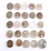 25 piezas de cuarzo ahumado