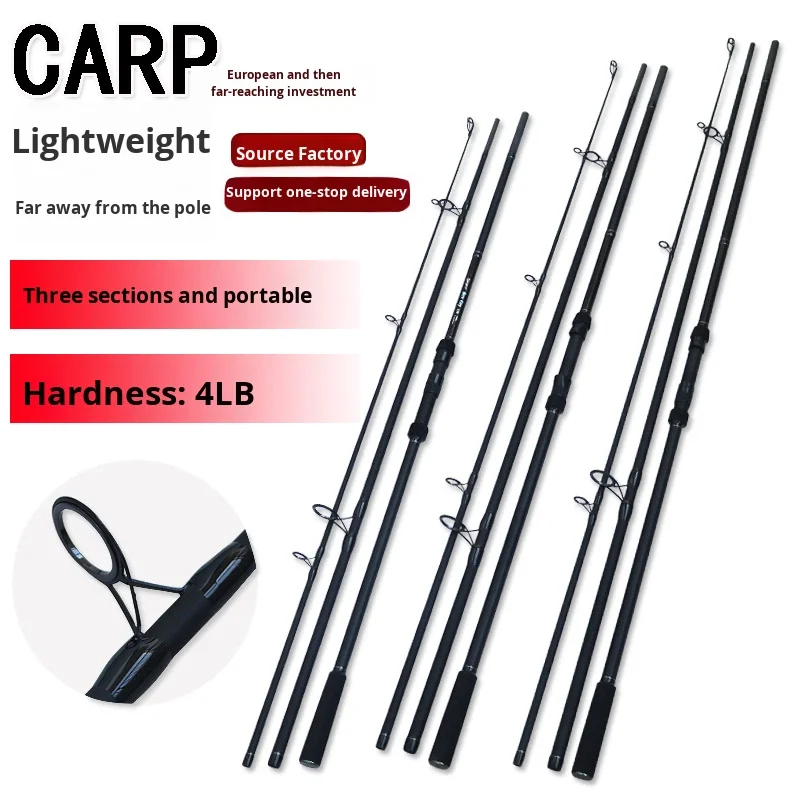 OEM 3.3m3.6m3.9m Factory Wholesale Ultra Light Carp Pole Carbon Carp  Fishing Rod Blanks Carp Fishing Rods