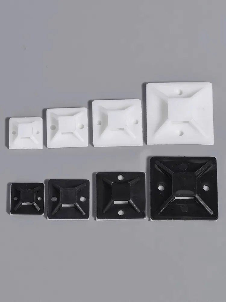 Electrical Self-adhesive Cable Tie Mounts for Wiring Supplies