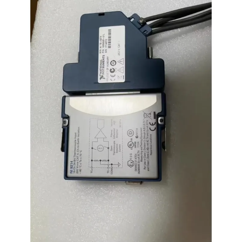 NATIONAL INSTRUMENTS NI 9214 thermocouple input module used 1pc ...
