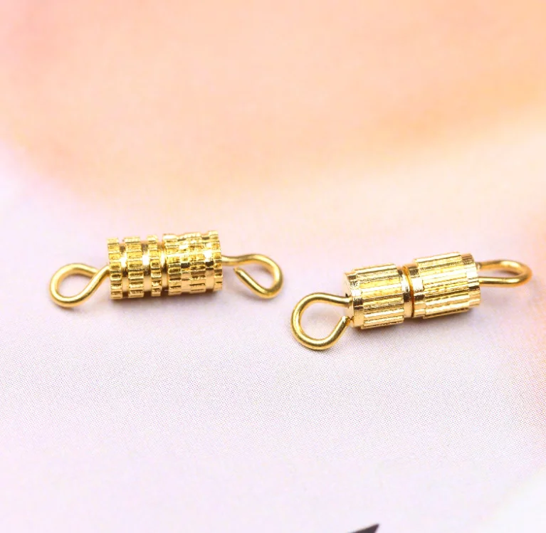 High Quality Connector Two Hooks Barrel Lock Clasp Jewelry Hook Clasp