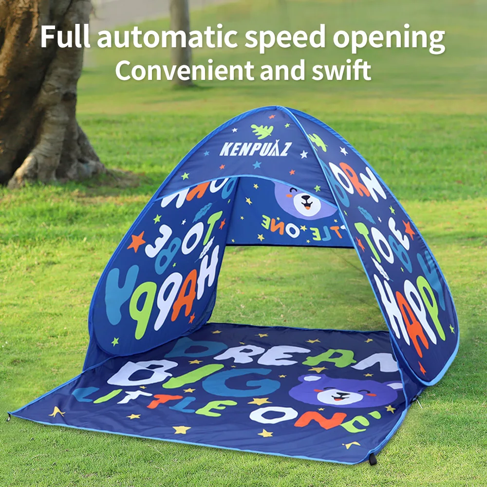 High Quality Beach Waterproof Family Tent Children Outdoor Camping Kids Tents Ventilate Pop up Open Portable for Baby Sun Shade