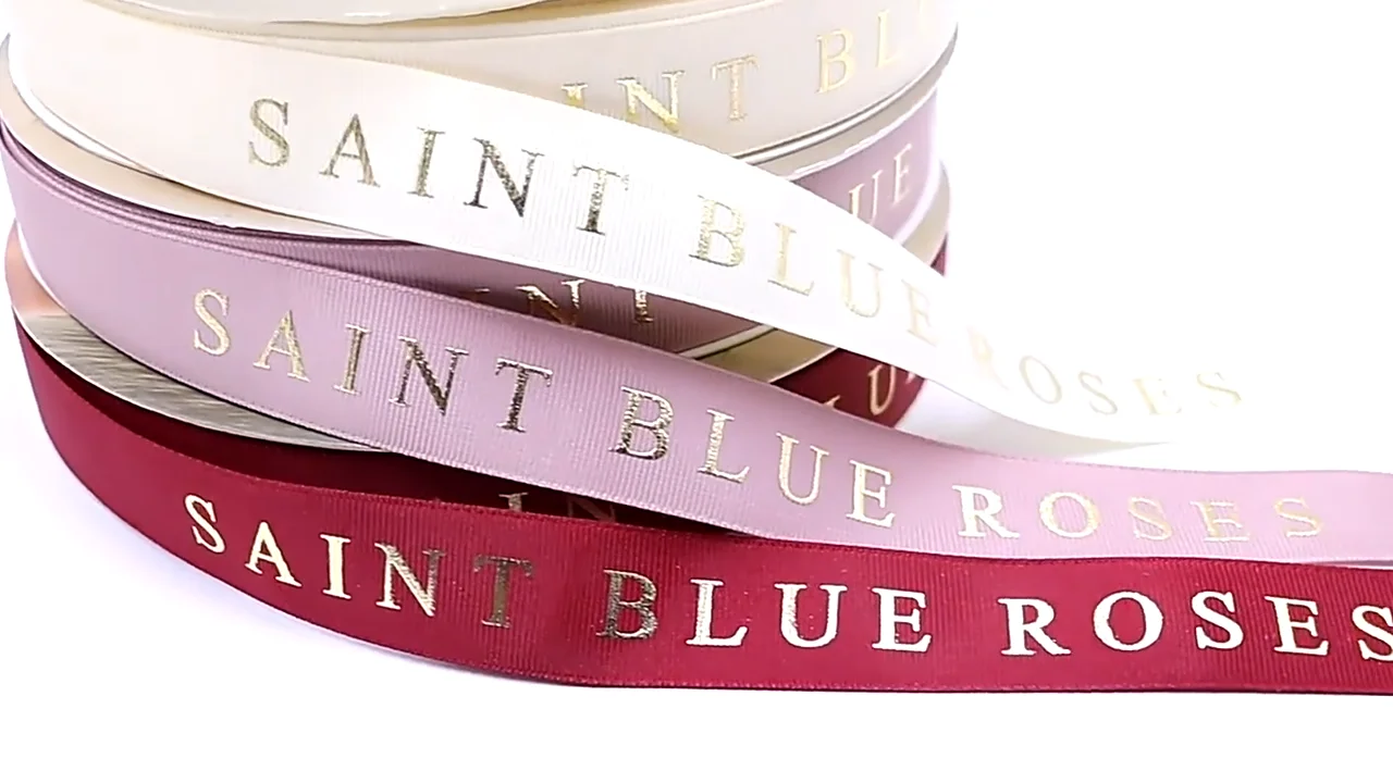High Quality Personalised Ribbon Custom Printed Personalized Ribbon