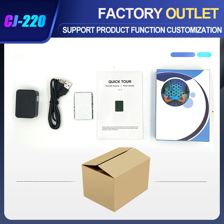 Cheap and Stable Mini Personal GPS Locator CJ220 Lifetime APP Tracking Wholesale Gps tracker Smallest
