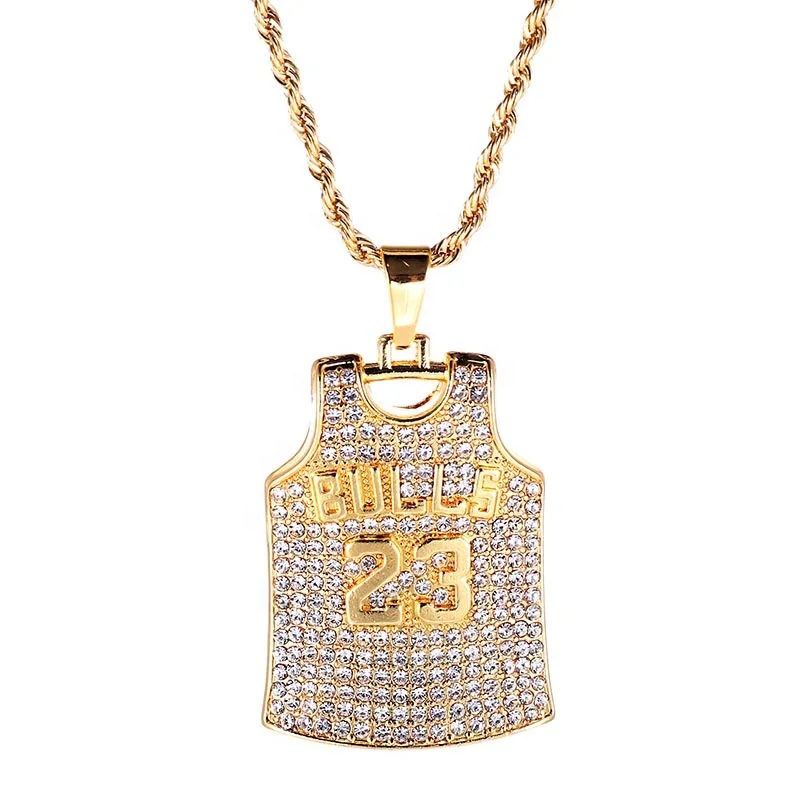 24k Gold Plated Necklace Basketball For 