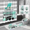JY170 (24) Rayures turquoise et talons hauts