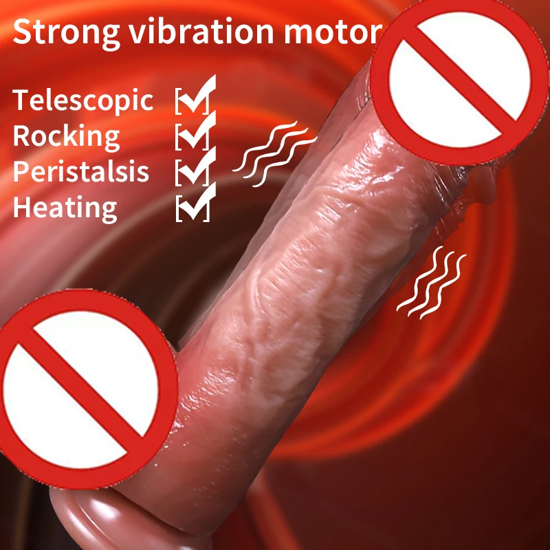 High Quality Soft Simulation Electric Dildo Hot Selling Auto Retractable Boomers for Female Masturbation
