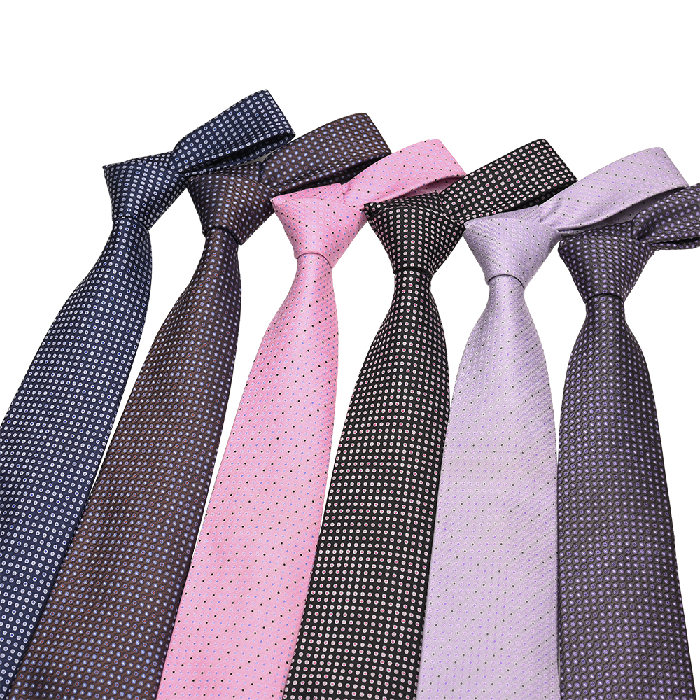 Модные галстуки Yili на заказ однотонные Галстуки мужские для официального костюма в горошек с геометрическим рисунком