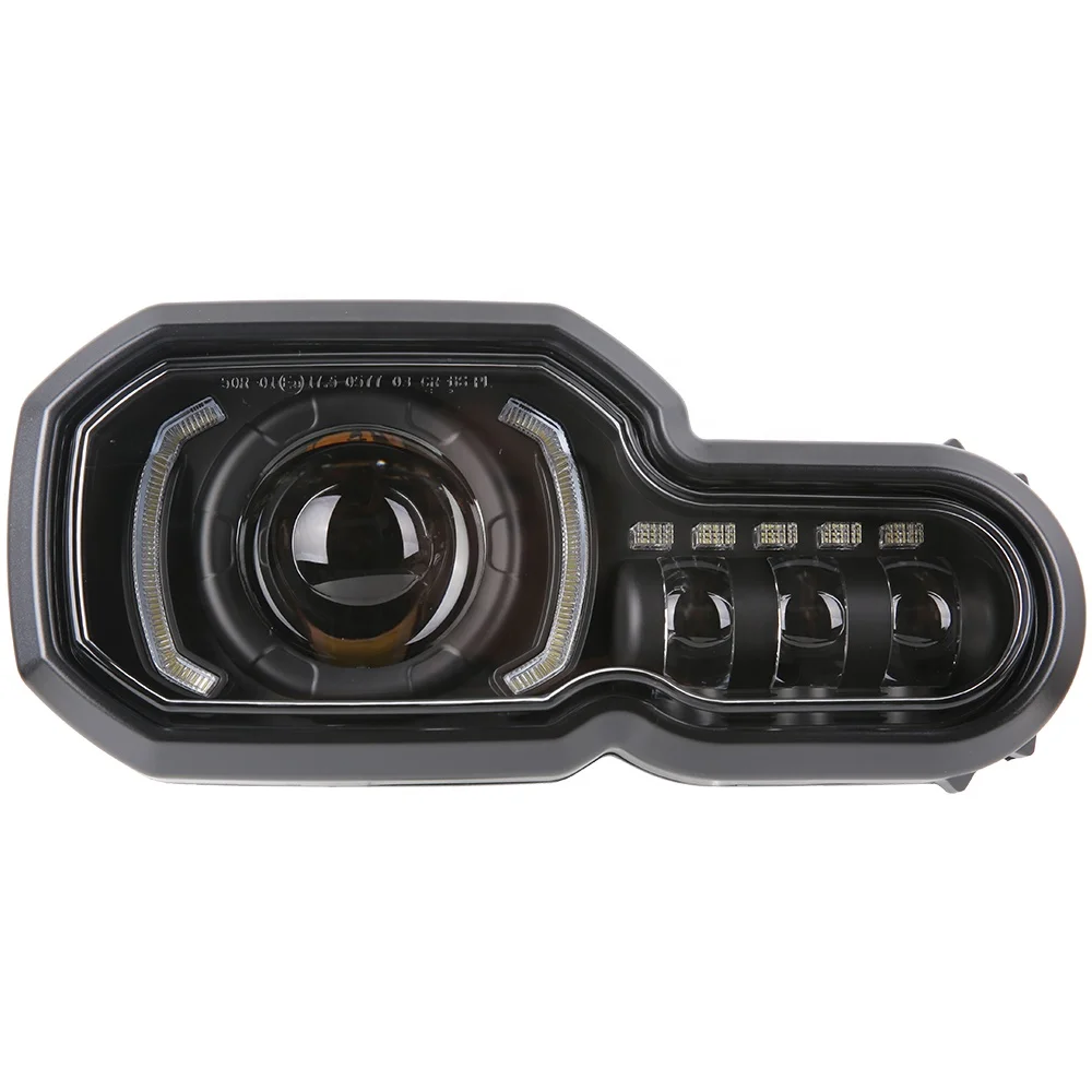 TIYPEOR E24 for BMW Adventure F650GS F700GS F800GS Motorcycle Headlight with DRL Bi Led Projector Headlight