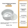 10inch anode round live bottom