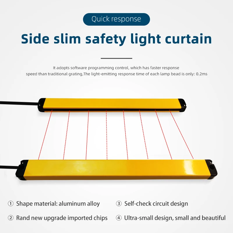 Leraun Smart Customizable 70 Beams Light Curtain Sensor Car Parking