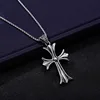 Silver Cross Necklace -1