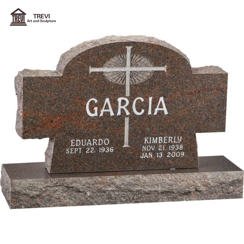 Simple Design Cheap Muslim Poland Carved Granite Grave Monumental Polished Stone Funeral Tombstone Monument