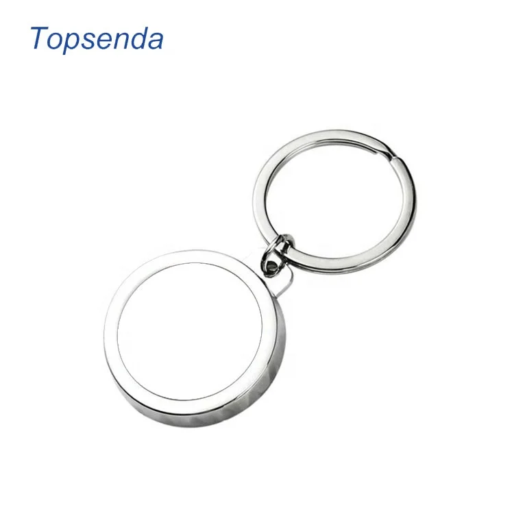 DIY Metal Round All in One Keyring Bottle Opener Blank Sublimation Bottle Opener Keychain