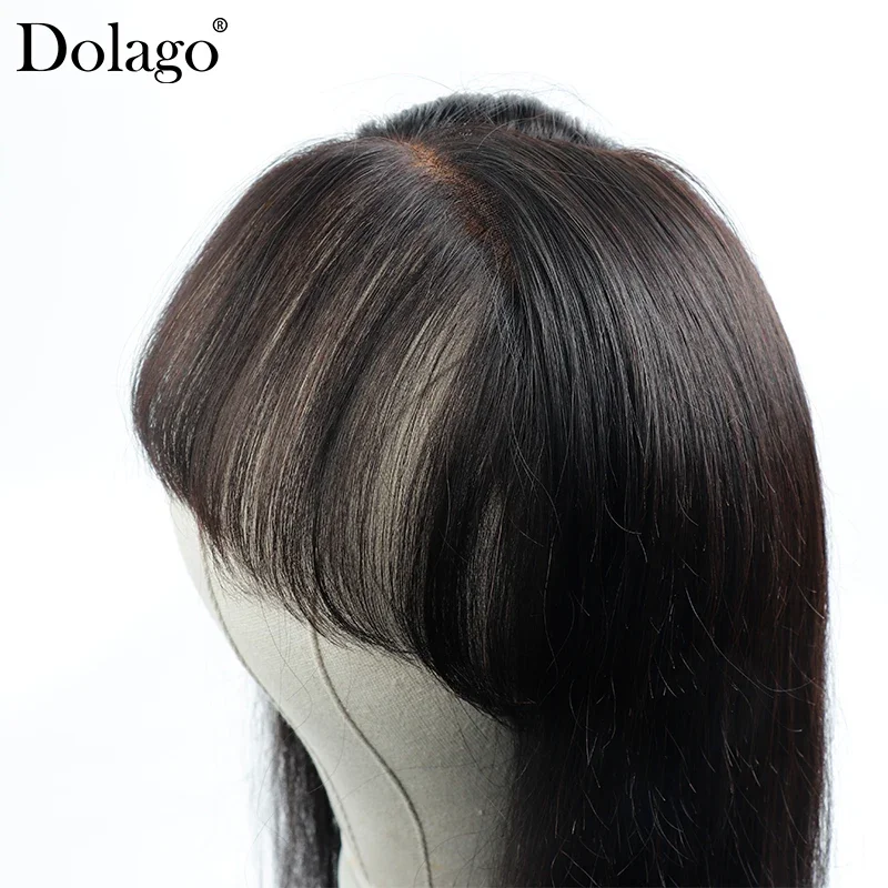 Schweizer HD Lace Bangs Echthaar Fransen Extensions Brasilianisches Echthaar Blunt Cut für Frauen_voghion.com