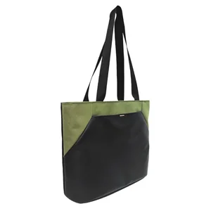 18L Insulated Tote Cooler Bag - 600D Vinyl Material with PEVA Inner Insulation, Front Velcro Pocket  for Picnics/Beach/Travel