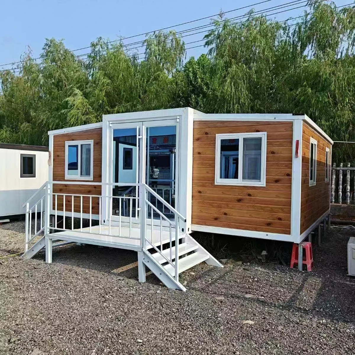 Prefab Cheap Modular Portable Flat Pack Homes 80ft Container House Container House 3 Bed Rooms Container House Extension