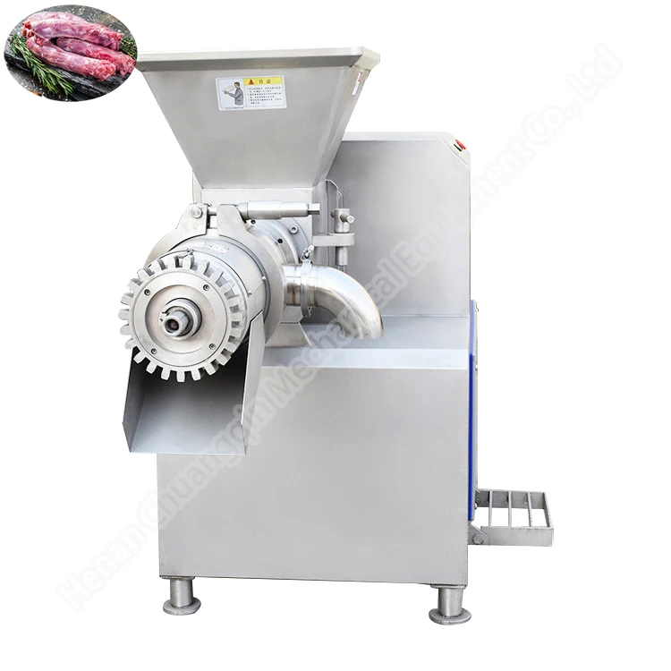 Poultry meat bone separator machine