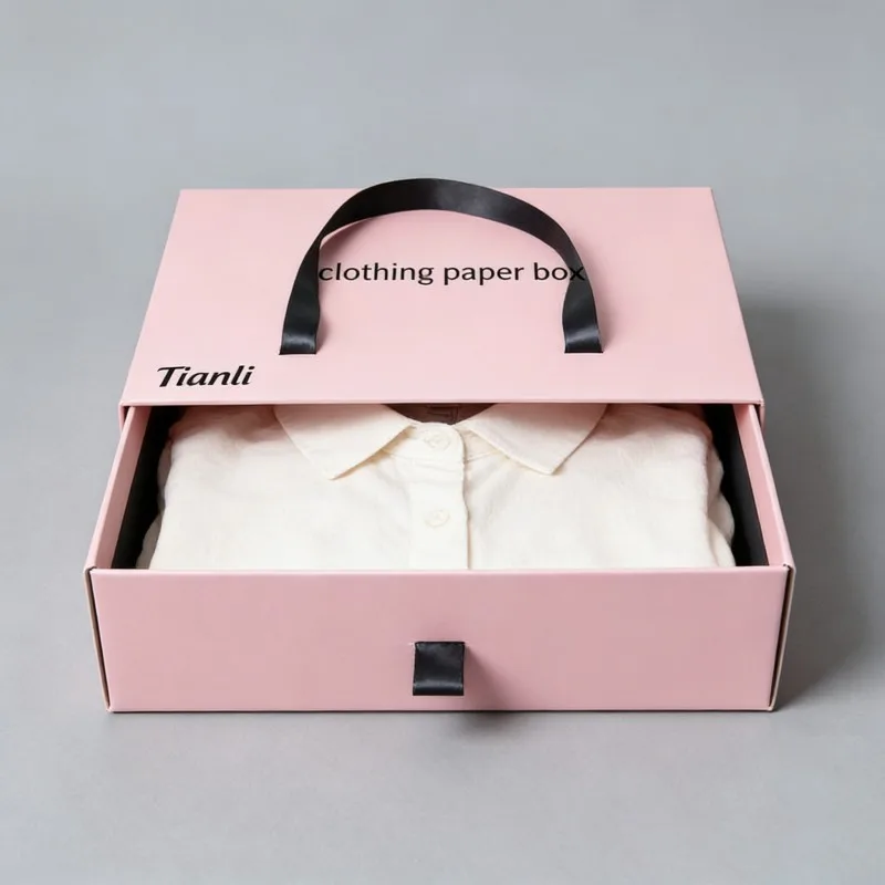 Ψηφιακή εκτύπωση, χονδρική πώληση, προσαρμοστικό λογότυπο, πολυτελές κουτί από χαρτόνι για ρούχα, ενδύματα, κουτιά T-shirt, συσκευασία δώρων για ρούχα