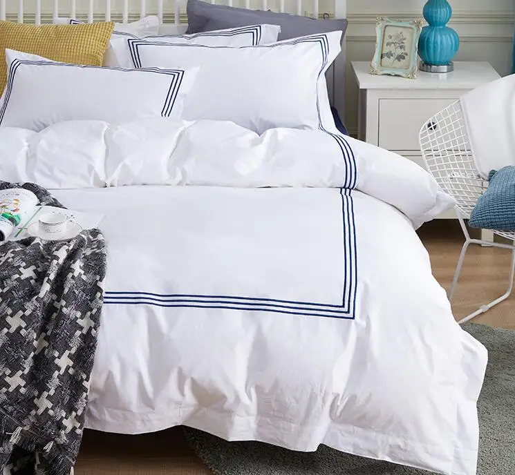 Fashion duvet pillow and mattress protector set