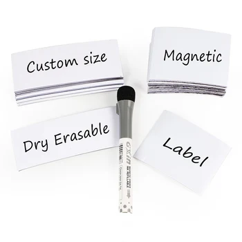 Dry Erasable Magnetic Label For Warehouse For Locker For Metal Cabinet Reusable Customized Warehouse Label Visual Lean Product
