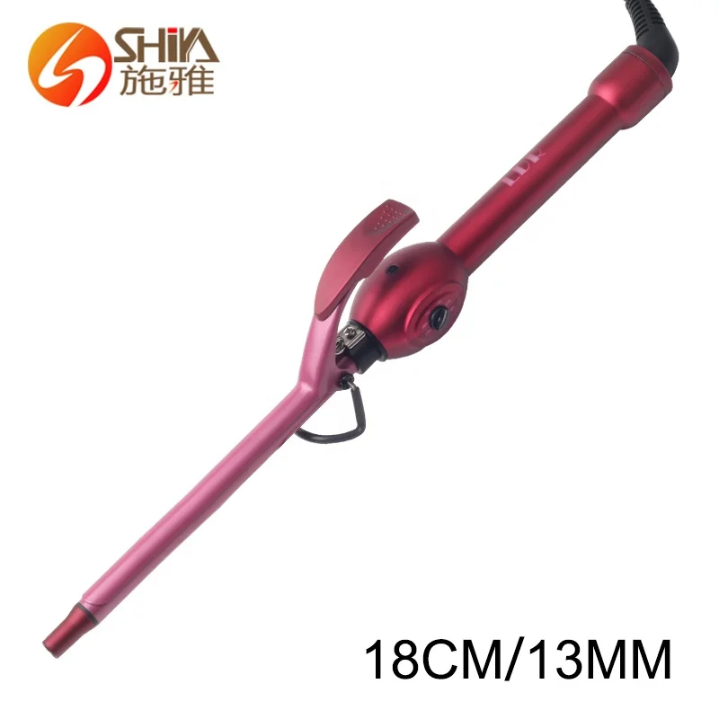 9mm Men Hot Portable Hair Styler Wand Curler Curling Led Magic Iron High Quality Clips Hair Tonging Machine Curler