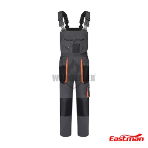 Men's Work Bib Pant FR Safety Coverall Canvas Fire-Resistant Bib Pants Work Clothing Suit