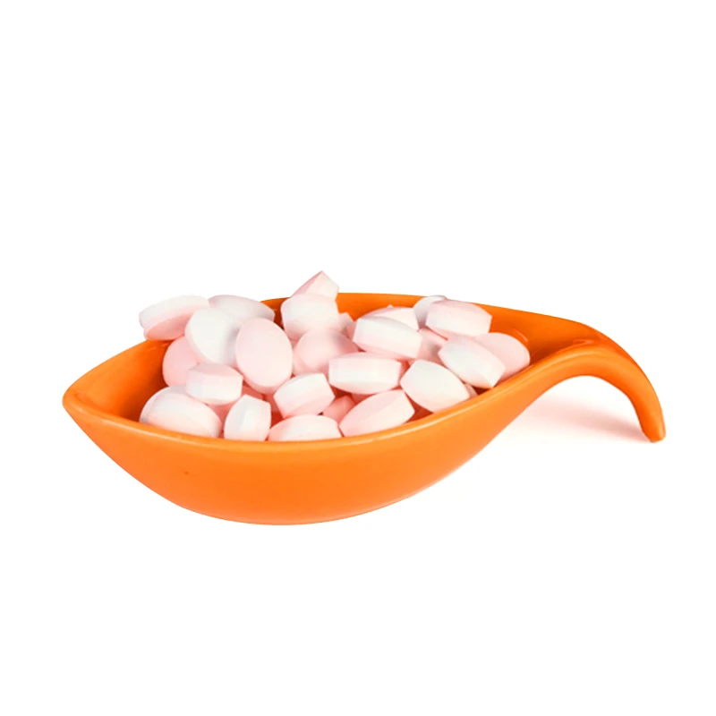 OEM ODM Lemon Flavor Vitamin C Sugar-free Custom Mints Grape Flavor Bulk Candy Fresh Cooling Triangle Mints Strain