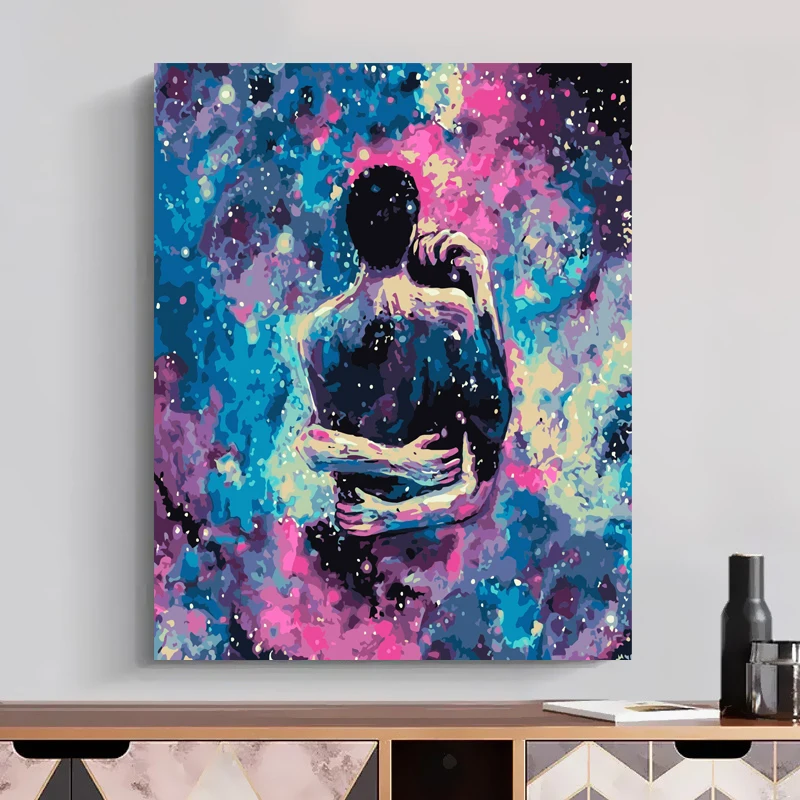 Modern Home Living Room Decoration Acrylic Paint Wall Art Diy Paint By