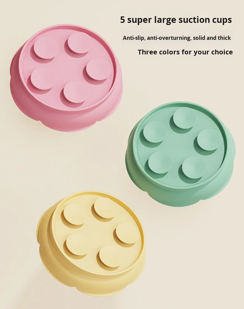 Anti-Choking Overflow Training Plate Slow Food Silicone Pet Mat Suction Cup Feeding Pad Dog Slow Food Bowl Pet Bowls Feeders factory