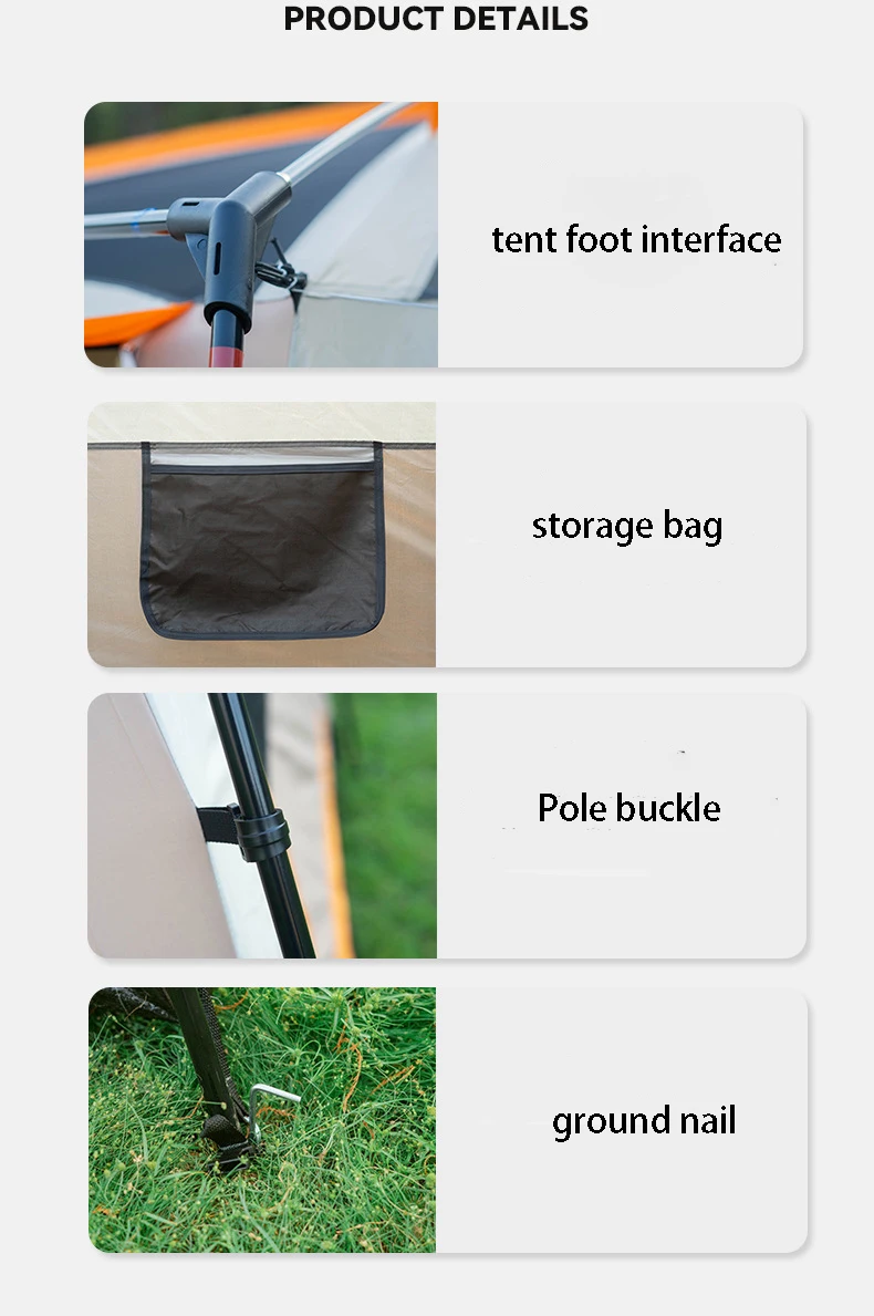 Ronix 2023 New Design Tenda Camping Tents Camping Outdoor Heavy Duty