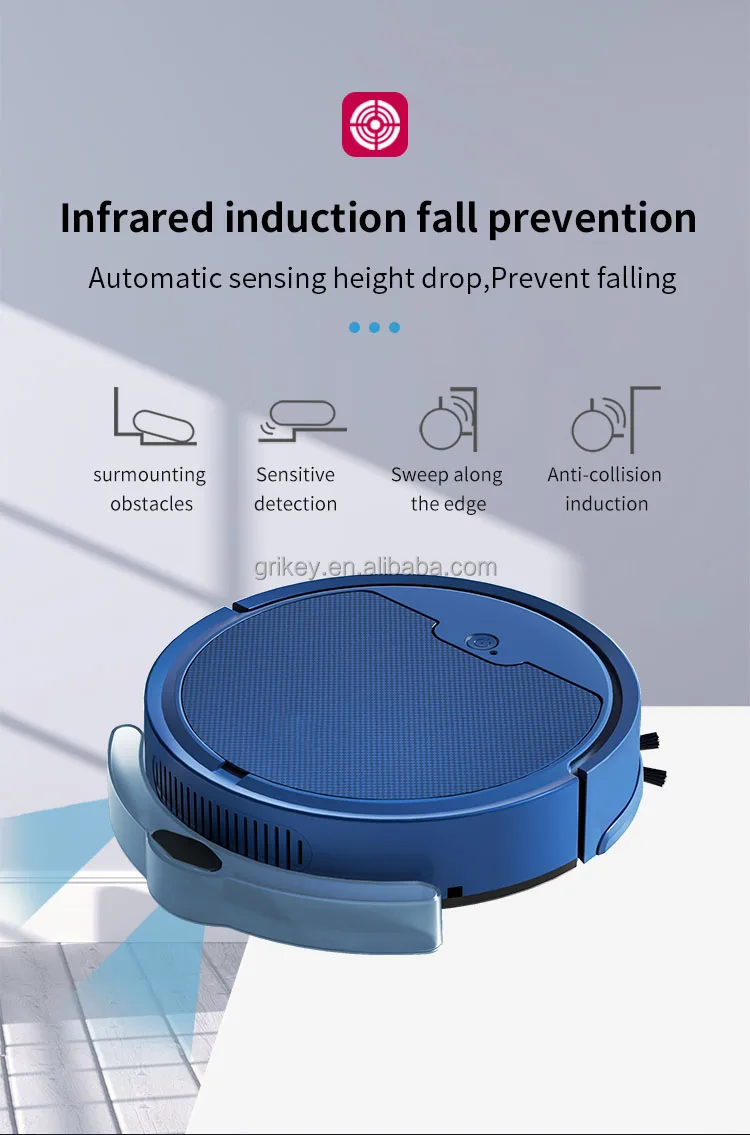 Robot Vacuum Cleaner Robotic Vacuum And Mop Combo With Water Tank App