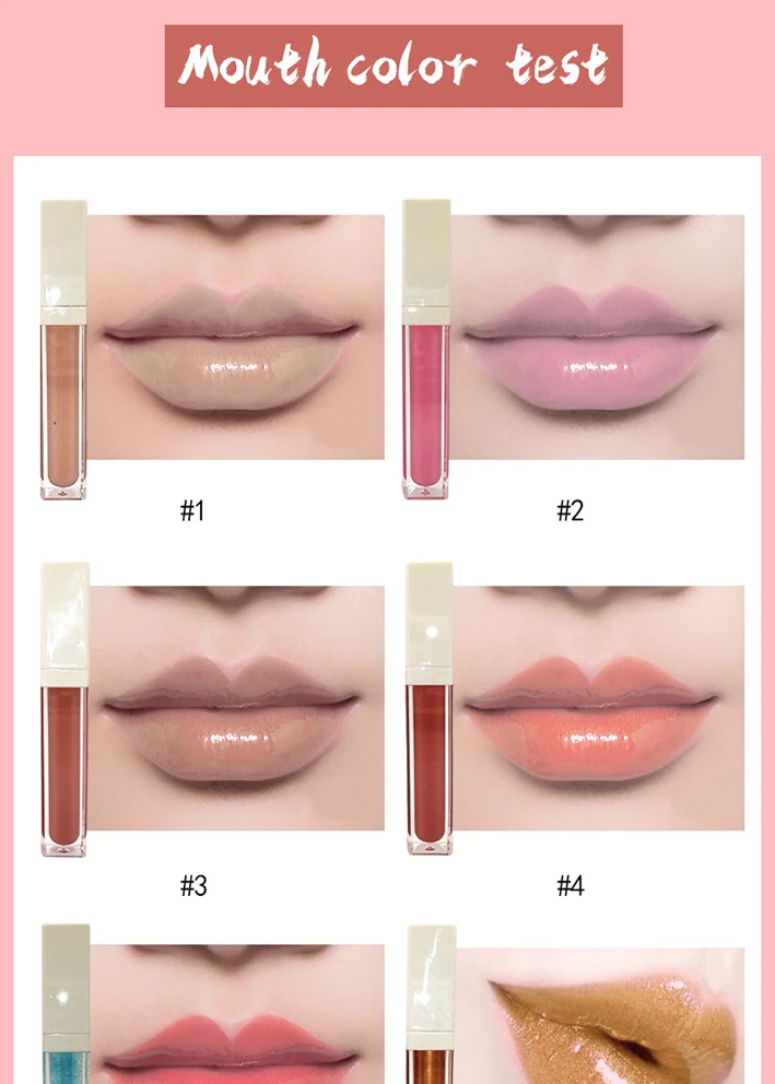 Wholesale Vegan Lip Gloss Private Label Your Own Color Lipstick High