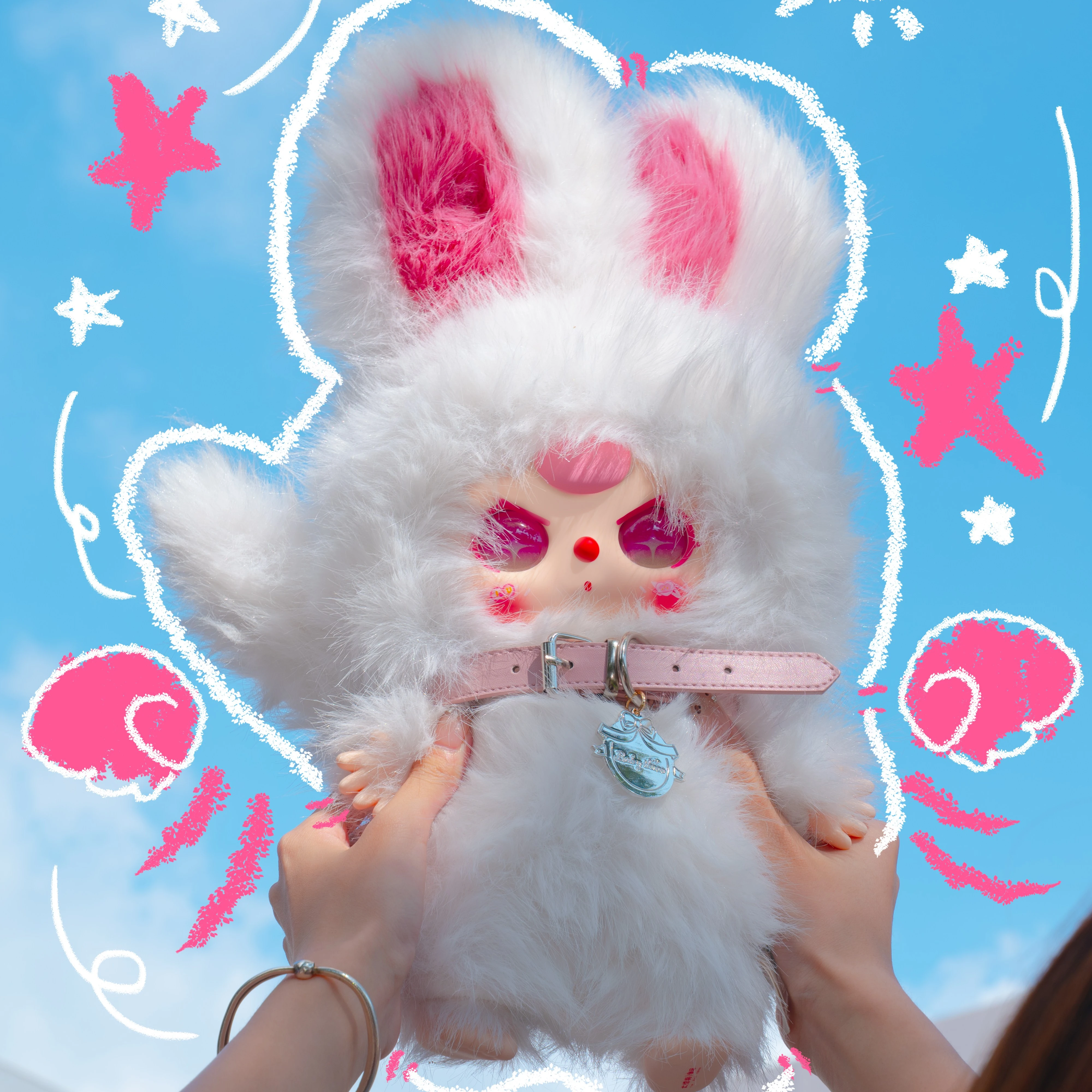 Cureplaneta Baby Three-Double Reincarnation Anime Plush