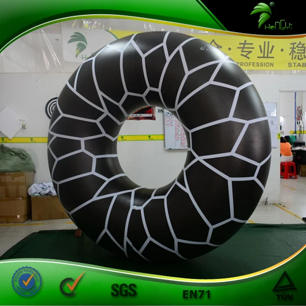 Floating Inflatable Swimming Ring Hongyi Giant Black Inflatable Rings