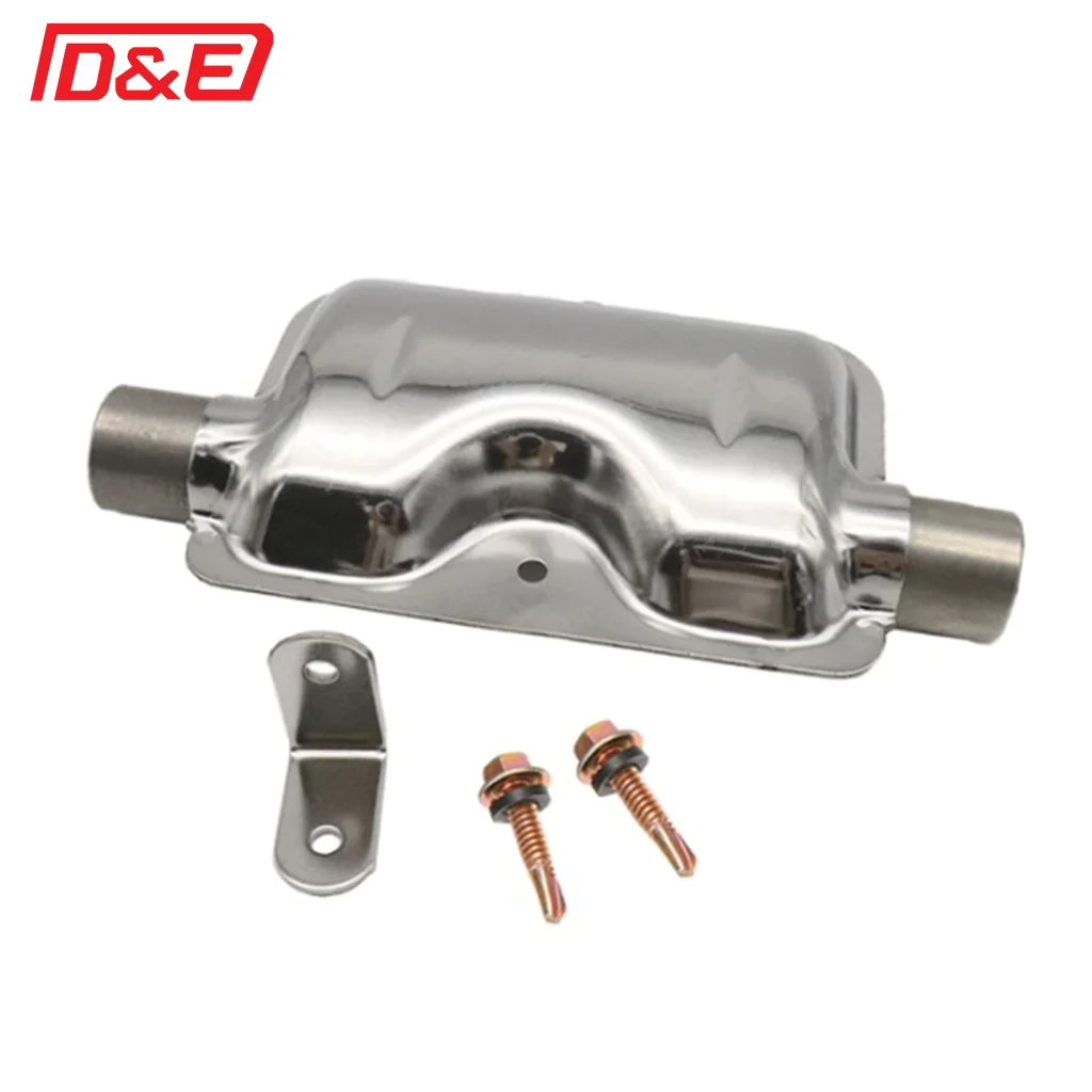 24mm Stainless Steel Exhaust Silencer Muffler for Webasto and for Eberspacher Parking Air Heater Parking Heater AC System