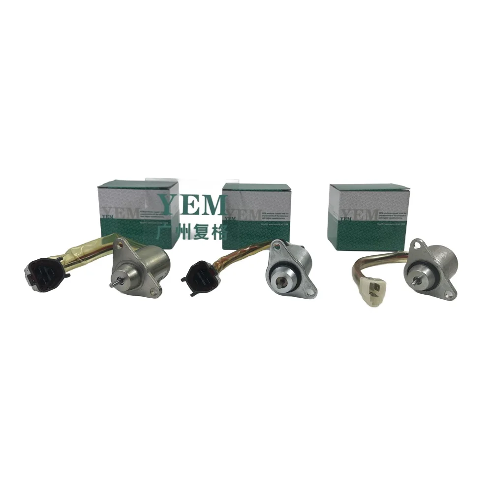 3T75HL 3T75U 3T90 3TN100 Fuel Stop Solenoid Valve for Yanmar Engine Repair Kit