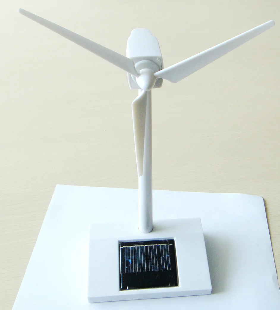 New arrival mini patented design plastic solar powered windmill