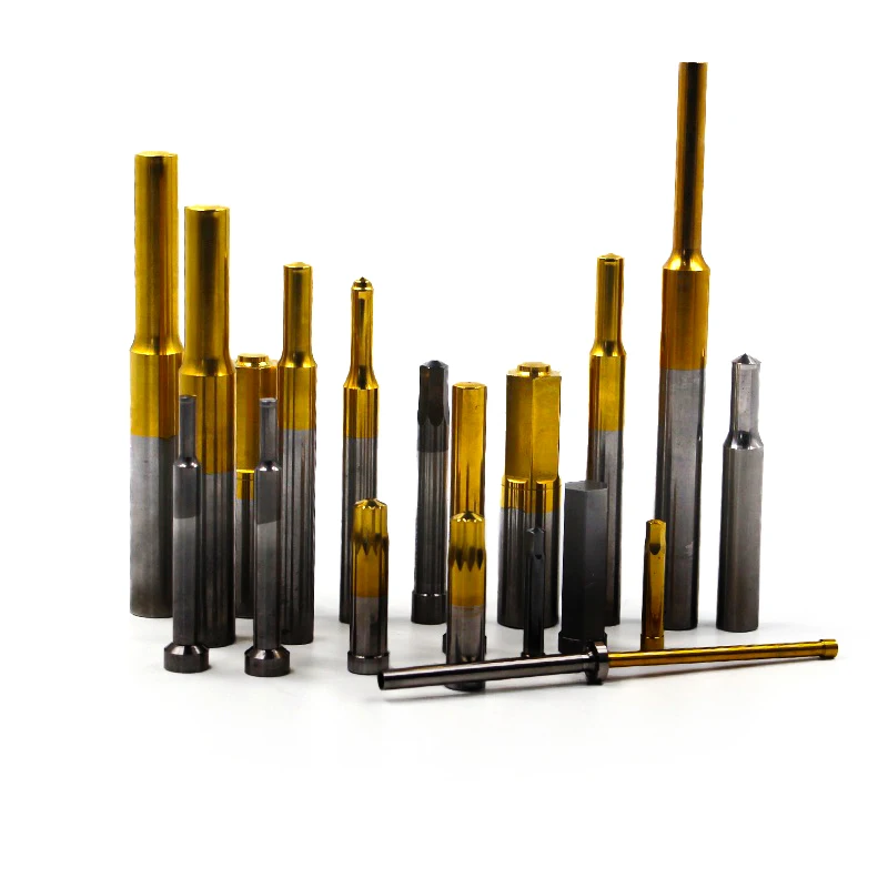 Tungsten Carbide Punch Pin with TiN Coating for Long Mould Life and High Toughness in Industrial Field