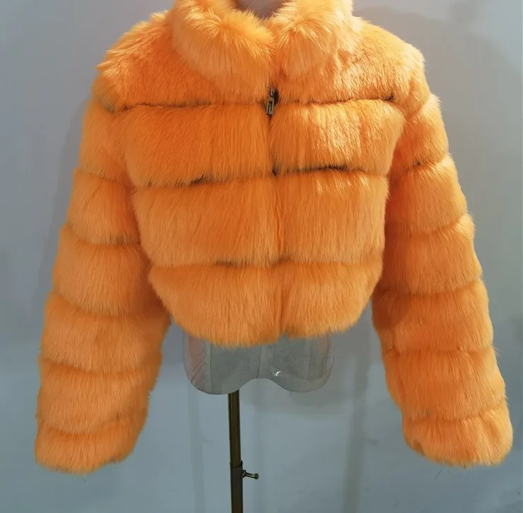 Winter Plus Size Women Faux Fur Coat Jacket Women Fleece Coat With Hood ...