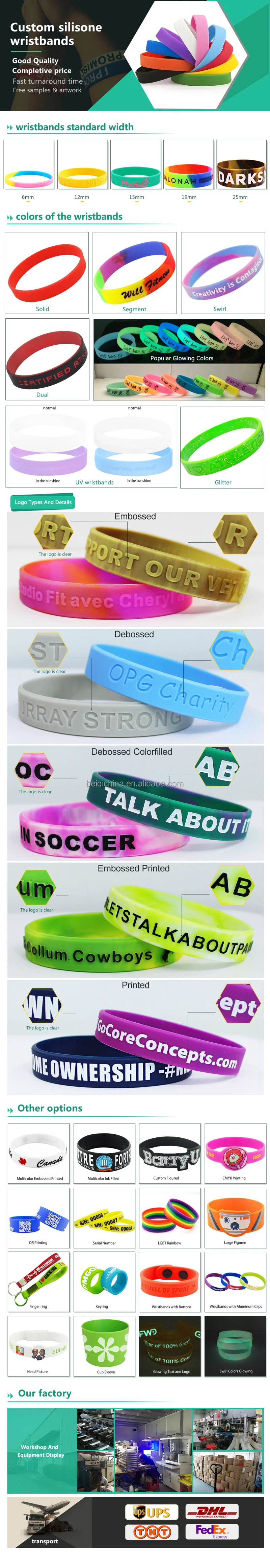 Custom Silicone Bracelets,Make Your Own Rubber Wristbands With Message