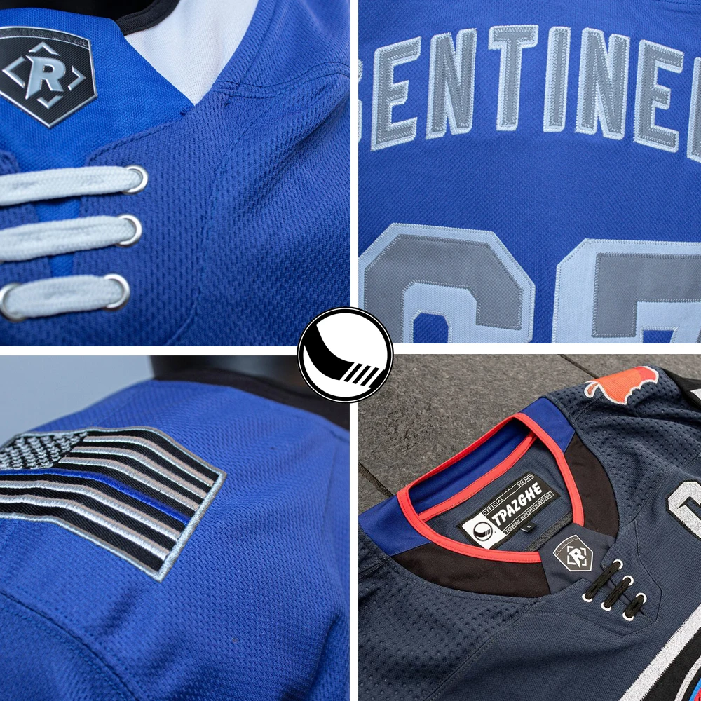 Funny OEM European Hockey Jerseys Design - Unisex Sportswear