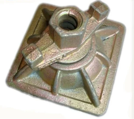 Concrete Formwork Tie Rod System Drop Forged Wing Nut with Plate Casting Iron Plate Nut galvanized Combination Plate Nut