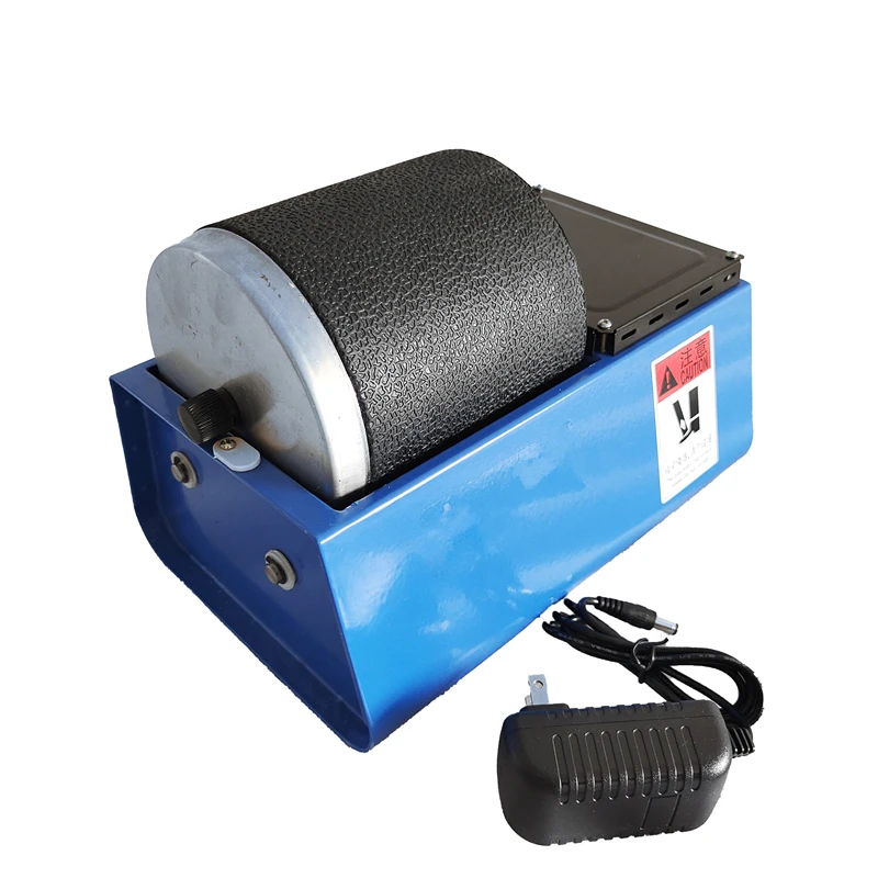 TEBAK Automatic Silicone Roller Polishing Machine for Gold and Silver Jewelry Jade Walnut Grinding Cleaning Grinder Equipment