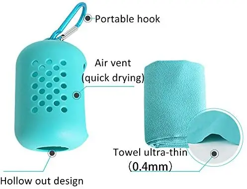 Portable Towel Cold Sports Towel Sweat-absorbent Quick-drying Silicone Set Plaid Plain Dyed MHC Outdoor Riding Cooling Ice 2pcs supplier