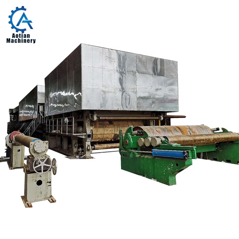 Brown Craft Paper Roll Making Machine 3200MM Twin Wires Multi-dryer Kraft Paper Machine
