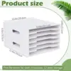 Organizador de recortes de papel de 6 capas