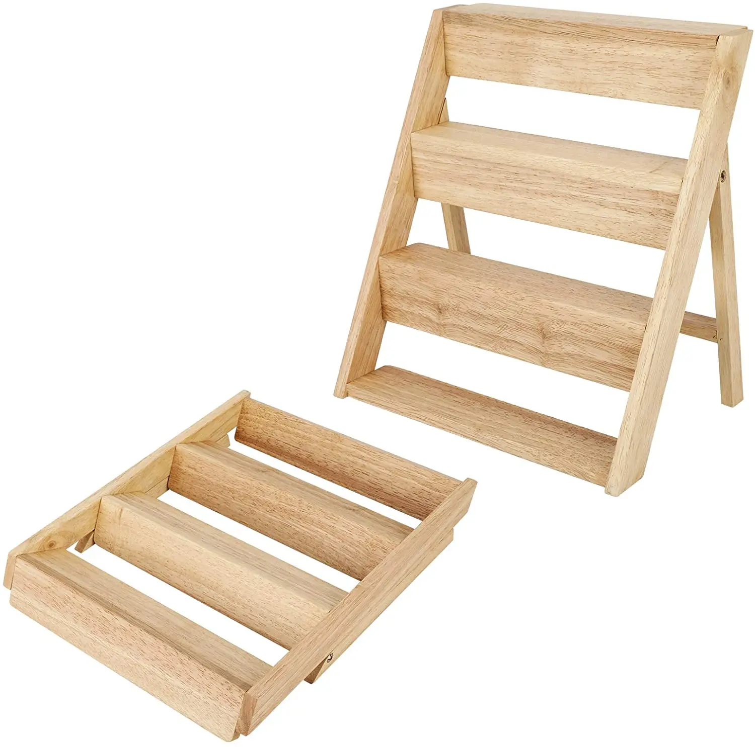 solid wood spice holder,suitable for countertop,kitchen,drawer