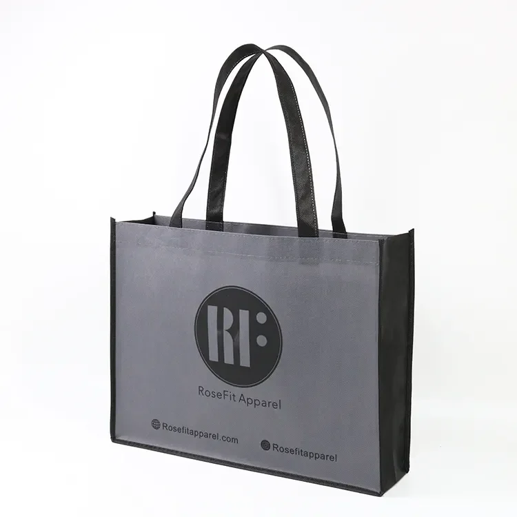 Luxury Colour Laser Non-woven Bags Reusable Promotion Tote Shopping Bag