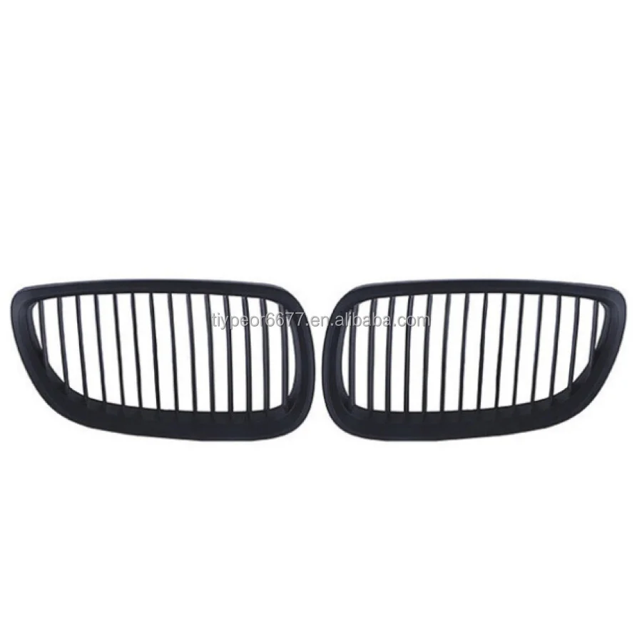 product tiypeor abs front bumper grilles glossy black single line kidney grill car grille for bmw e92 3 series e92 2006   2009-3